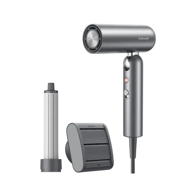 Бытовая техника - Фен Dreame Pocket High-Speed, 1300 Вт, Spray Gray