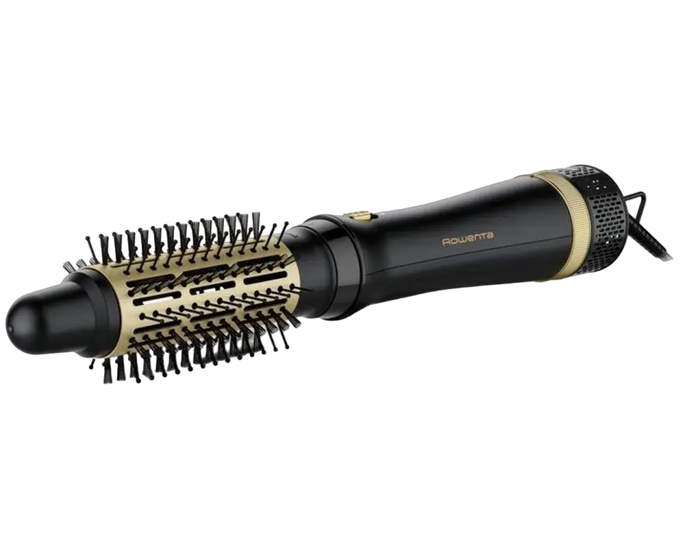 Electrocasnice - Uscător de păr-perie Rowenta CF6330F0, 800W, Negru/Auriu