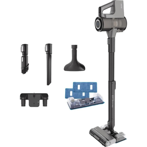 Aspirator vertical fără fir Sharp SA-VP5551GS Negru (65 min autonomie, HEPA 13, container 0,75 L) [4]