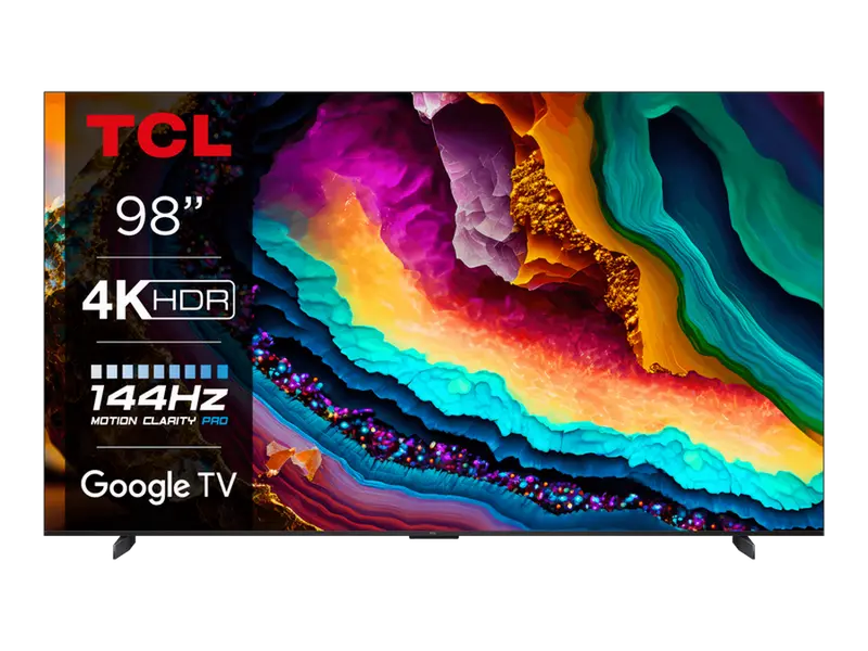 Электроника - 98" LED SMART TV TCL 98P745, 3840x2160 4K UHD, Google TV, Чёрный
