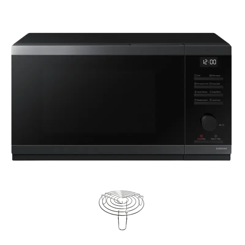 Портативная микроволновая печь Samsung MG23DG4524AGE2, Черная [2]