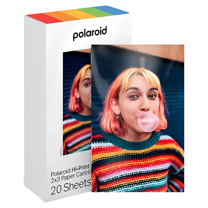 Aparate foto - Polaroid Hi-Print Gen2 - Картридж с Самоклеящейся Фотобумагой (20 Штук)
