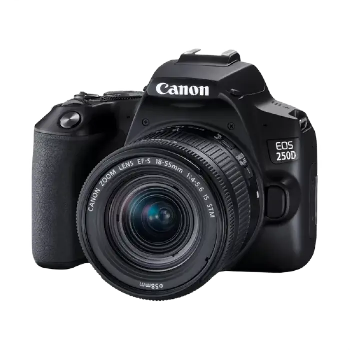 Aparate foto - Canon EOS 250D Kit - Компактная DSLR-Камера (3454C007)