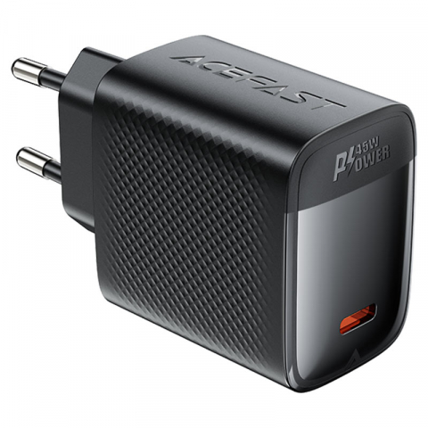 Зарядное устройство A112 PD45W GaN с одним портом USB-C, черное (EU) [2]