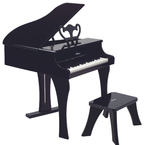 Pian muzical pentru copii – Hape, 30 clape, negru, cu scaun inclus [6]