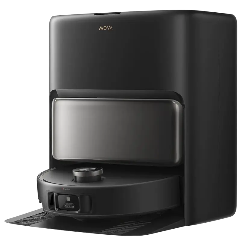 Роботы-пылесосы - Робот-пылесос Mova V50 Ultra Complete Black — мощная и полностью автоматизированная уборка