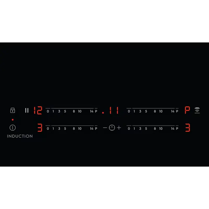 Plită cu Inducție Electrolux EIT61443B, Vitroceramică Neagră cu Hob2Hood și PowerBoost [2]