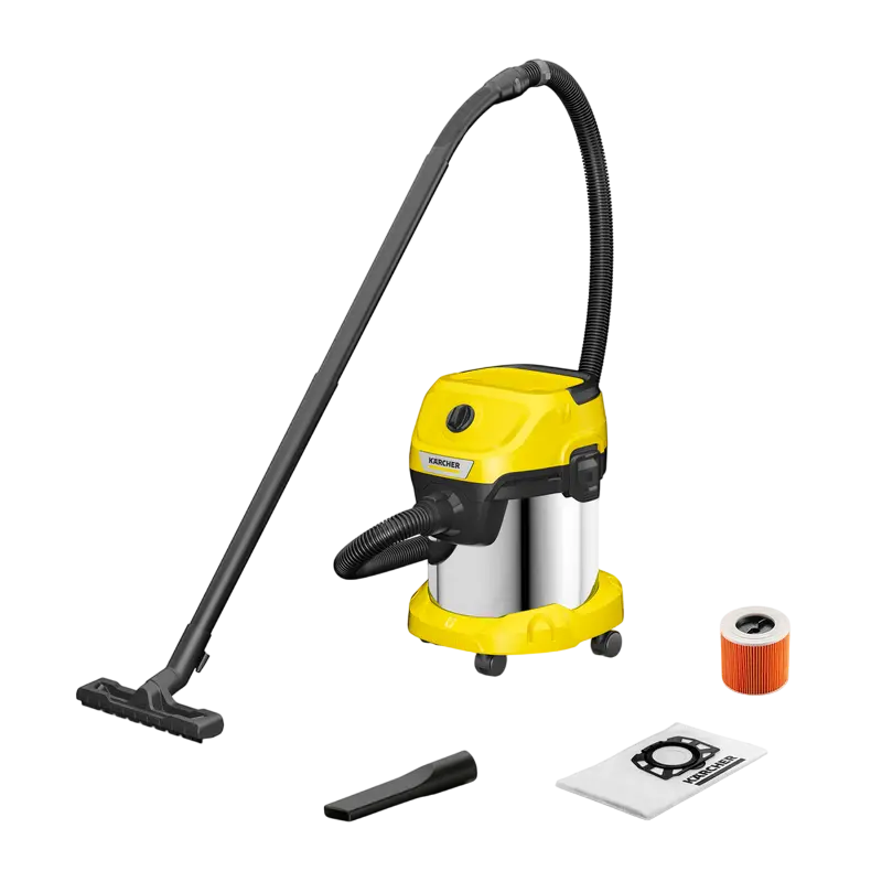 Electrocasnice - Aspirator Karcher WD 3 S V-15/4/20 1.628-138.0, Galben
