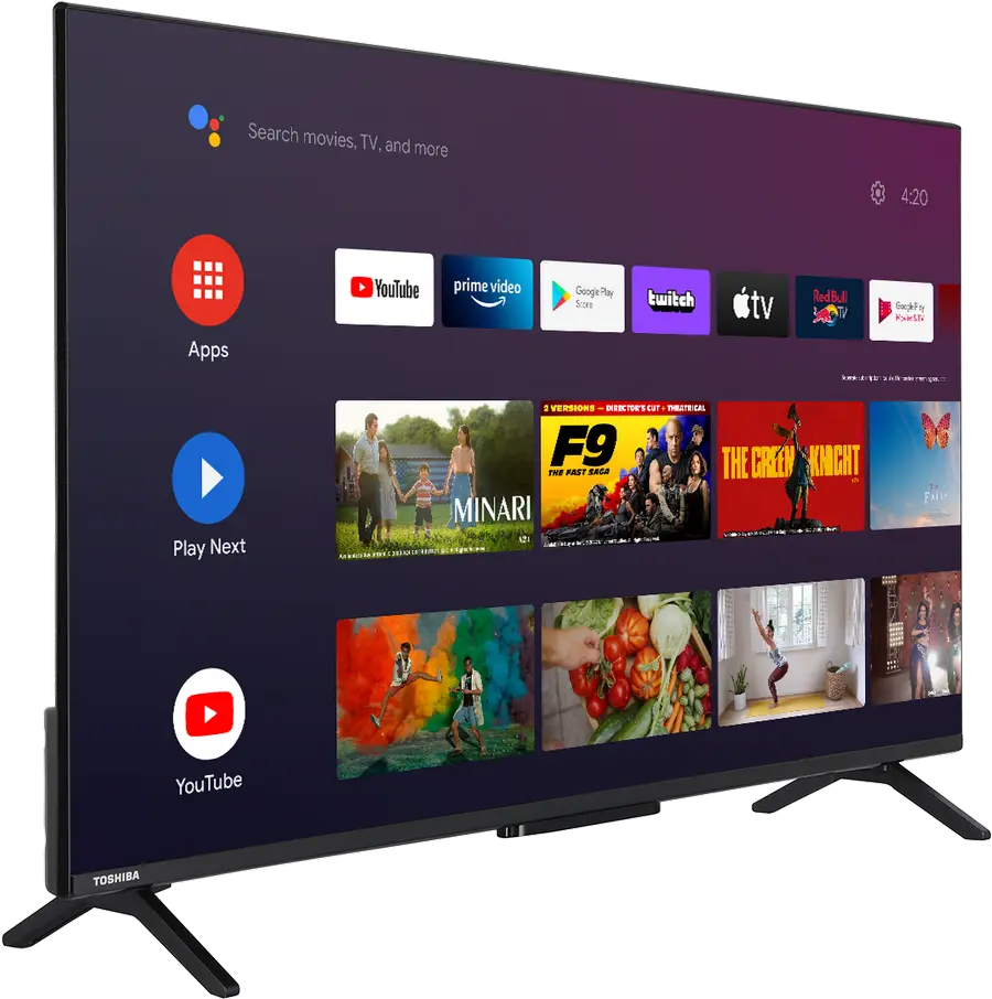 QLED SMART TV Toshiba 50QA2363DG 50" 4K UHD Android TV Negru [1]
