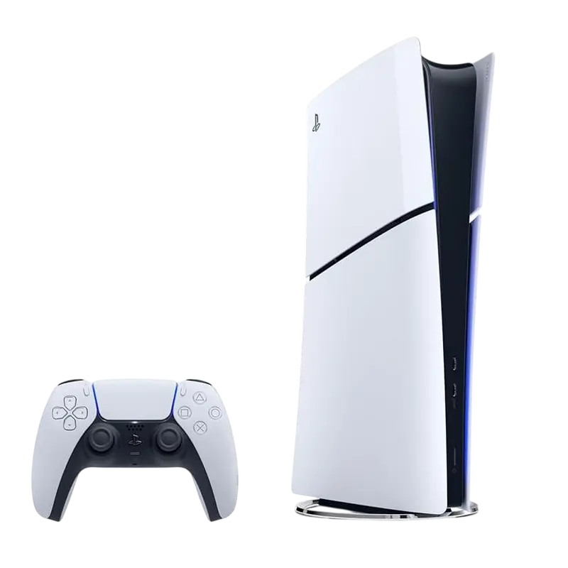 Console si Accesorii - Consolă de jocuri SONY PlayStation 5 Slim Digital Edition, Alb