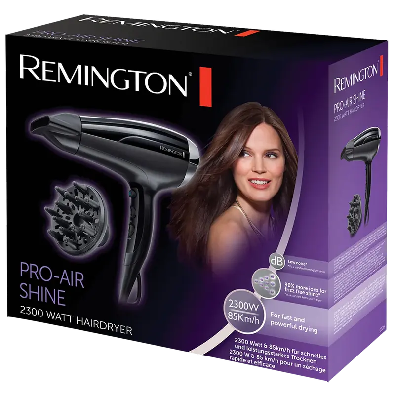 Фен Remington Pro-Air Shine D5215, 2300 Вт, Черный [1]