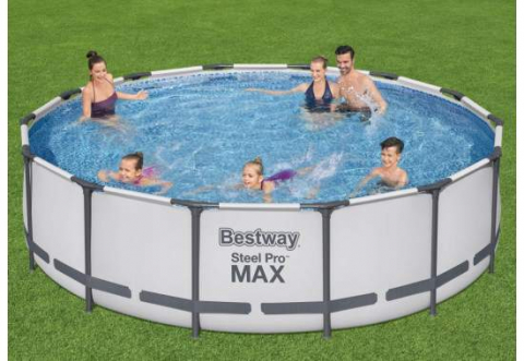 Piscină cu Cadru Bestway 56950 Steel Pro Max – 427 x 107 cm, cu Filtru și Tentuță [1]