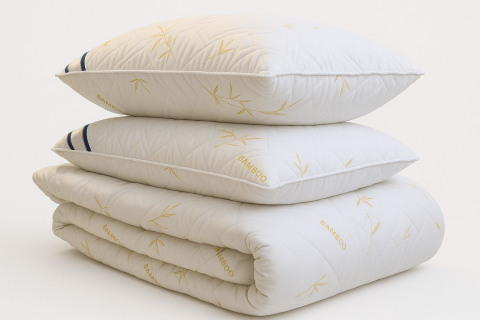 Set Plapuma + 2 perne Somnart Bamboo 200 x 220 cm [4]