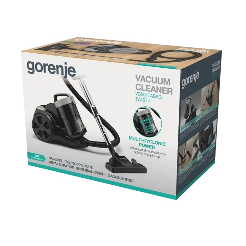 Aspirator Gorenje VCE01TABKG, Negru [2]