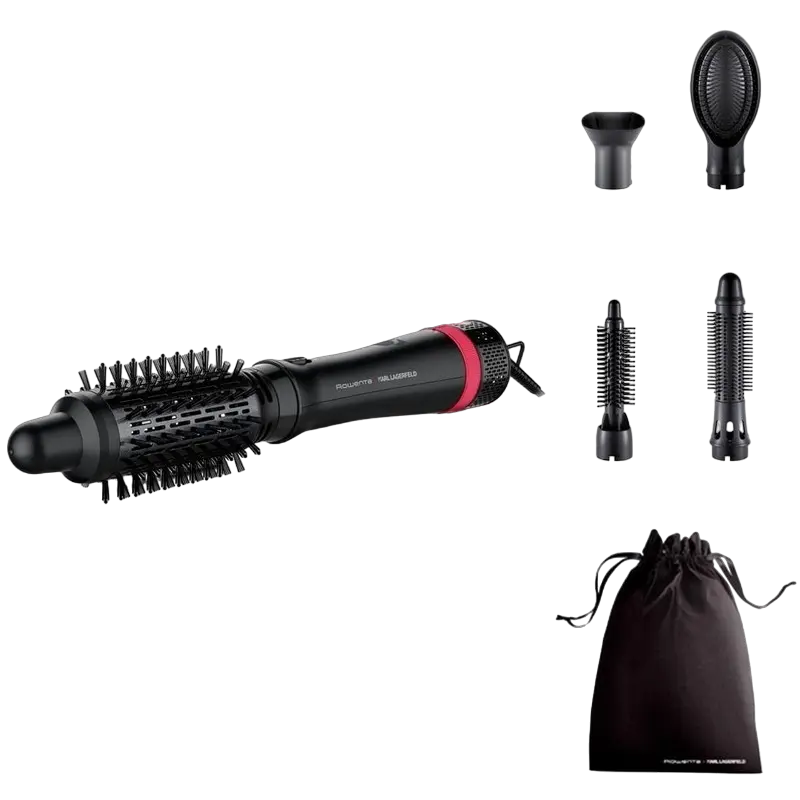 Uscător de păr-perie Rowenta CF635LF0, 800W, Negru [3]