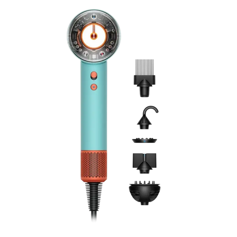 Бытовая техника - Фен Dyson Supersonic Nural HD16, 1600 Вт, Бирюзовый