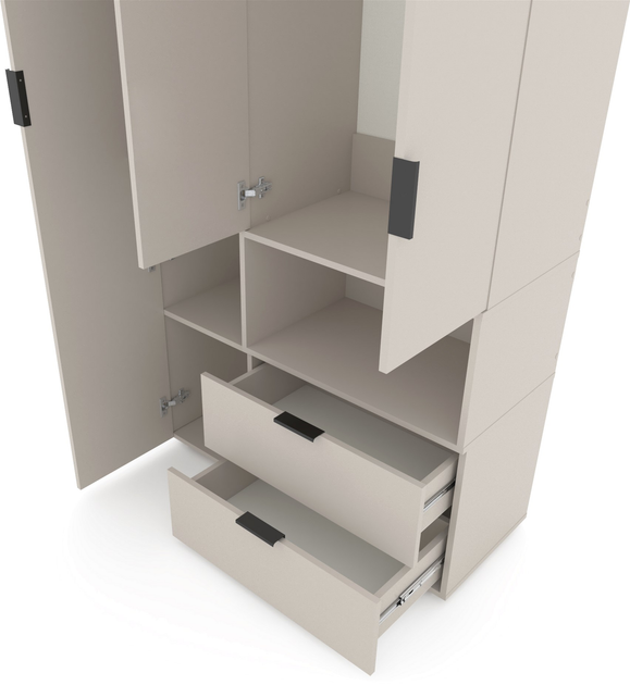 Dulap cu uși batante Nex Home A002R – eleganță și spațiu generos pentru casa ta [2]