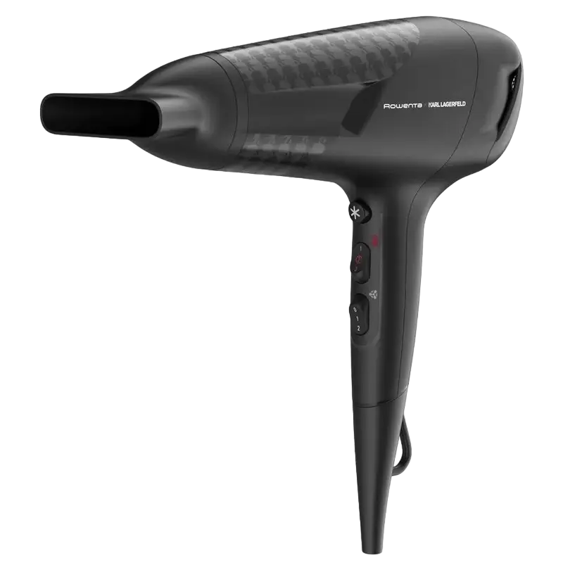 Electrocasnice - Uscător de păr Rowenta Studio Dry CV581LF0, 2100 W, Negru