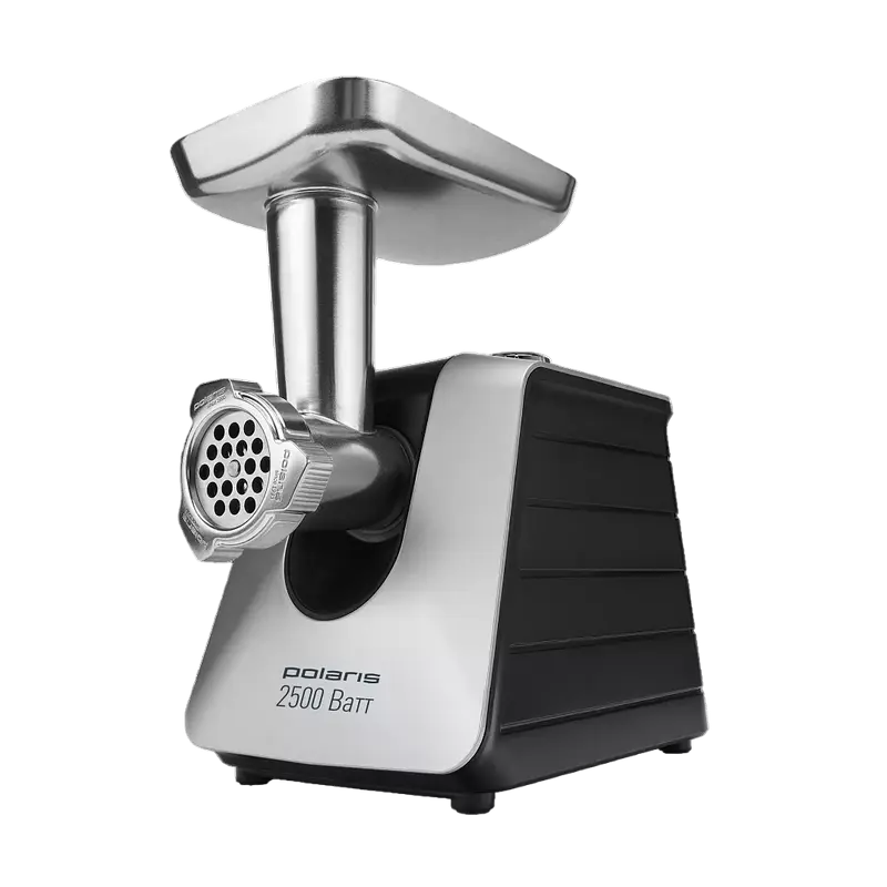 Мясорубки - Мясорубка Polaris PMG 2546, Нержавеющая сталь Черный