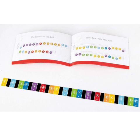 Instrument muzical pentru copii – Pian alb cu scaun Hape, 30 clape, 50×52×60 cm [5]