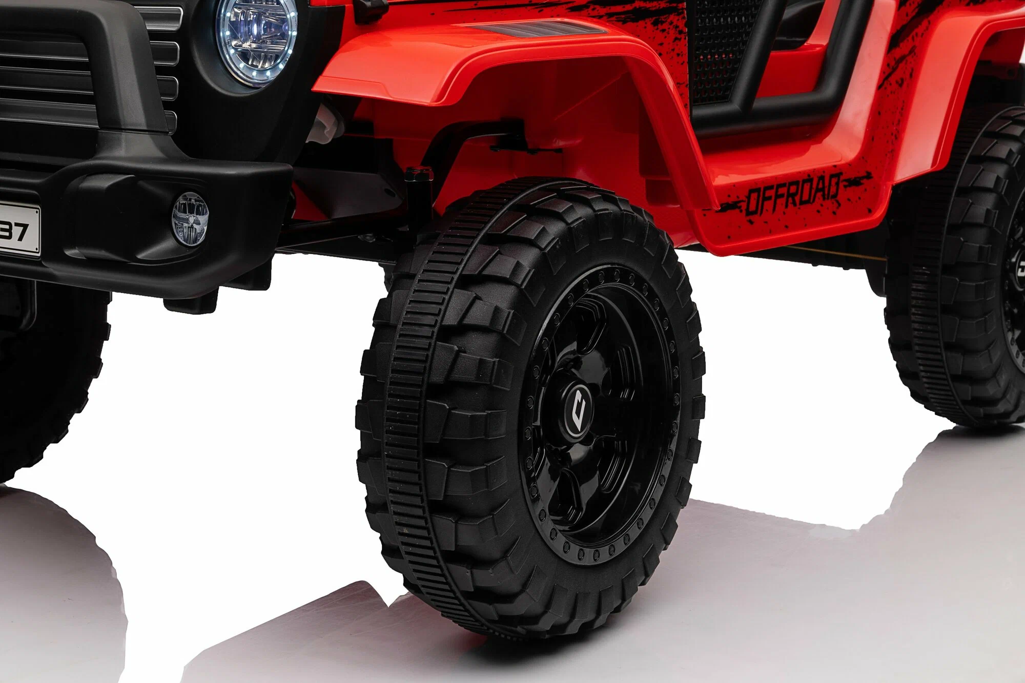 Детский электромобиль Jeep Rubicon MX637/2, Красный – стиль и мощь для юных водителей [25]