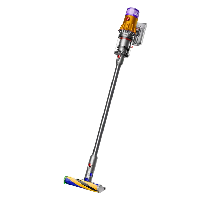 Electrocasnice - Aspirator Vertical Dyson V12 Detect Slim Absolute, Galben | Nichel
