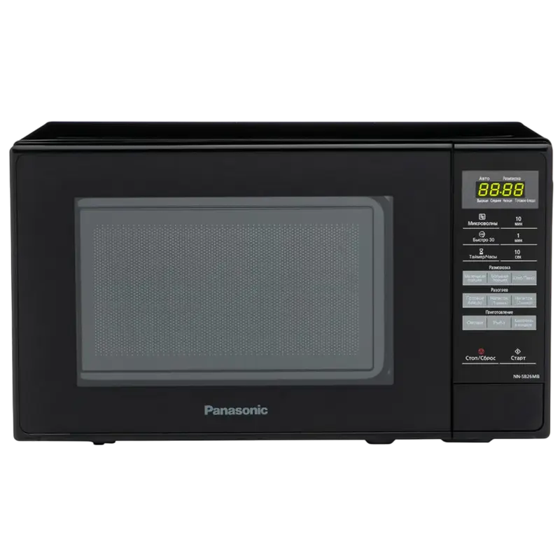 Крупная бытовая техника - Печь с микроволновым излучением Panasonic NN-SB26MBZUE, Черная