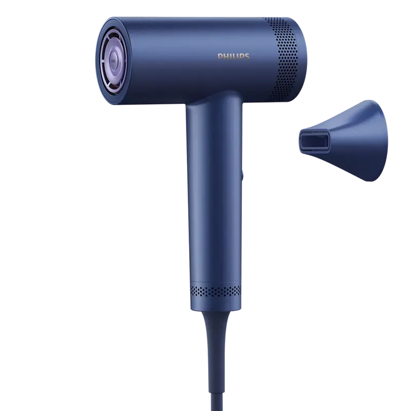 Бытовая техника - Фен для волос Philips BHD839/00, 1400W, синий