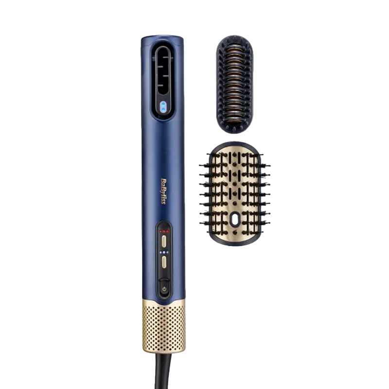 Бытовая техника - Фен-щетка BaByliss AS6550CE, 1600W, синий