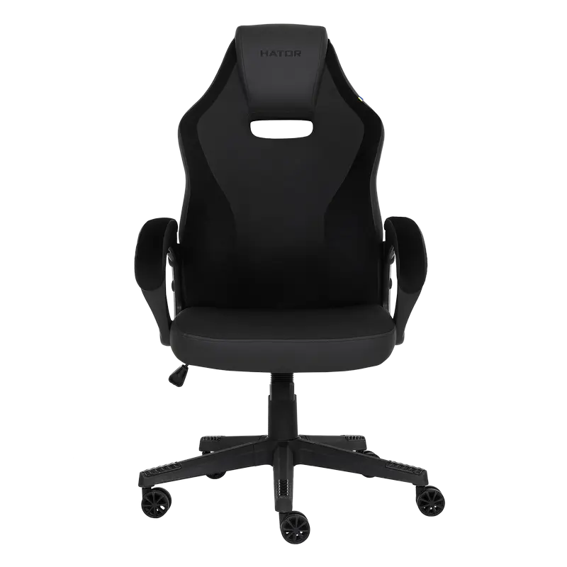 Мебель - Игровое кресло HATOR Flash, Ткань, PU Кожа, Alcantara Black