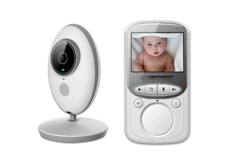 Produse pentru bebelusi - Baby Monitor Esperanza JUAN EHM003, LCD 2.4", Monitorizare Completă pentru Siguranța Copilului