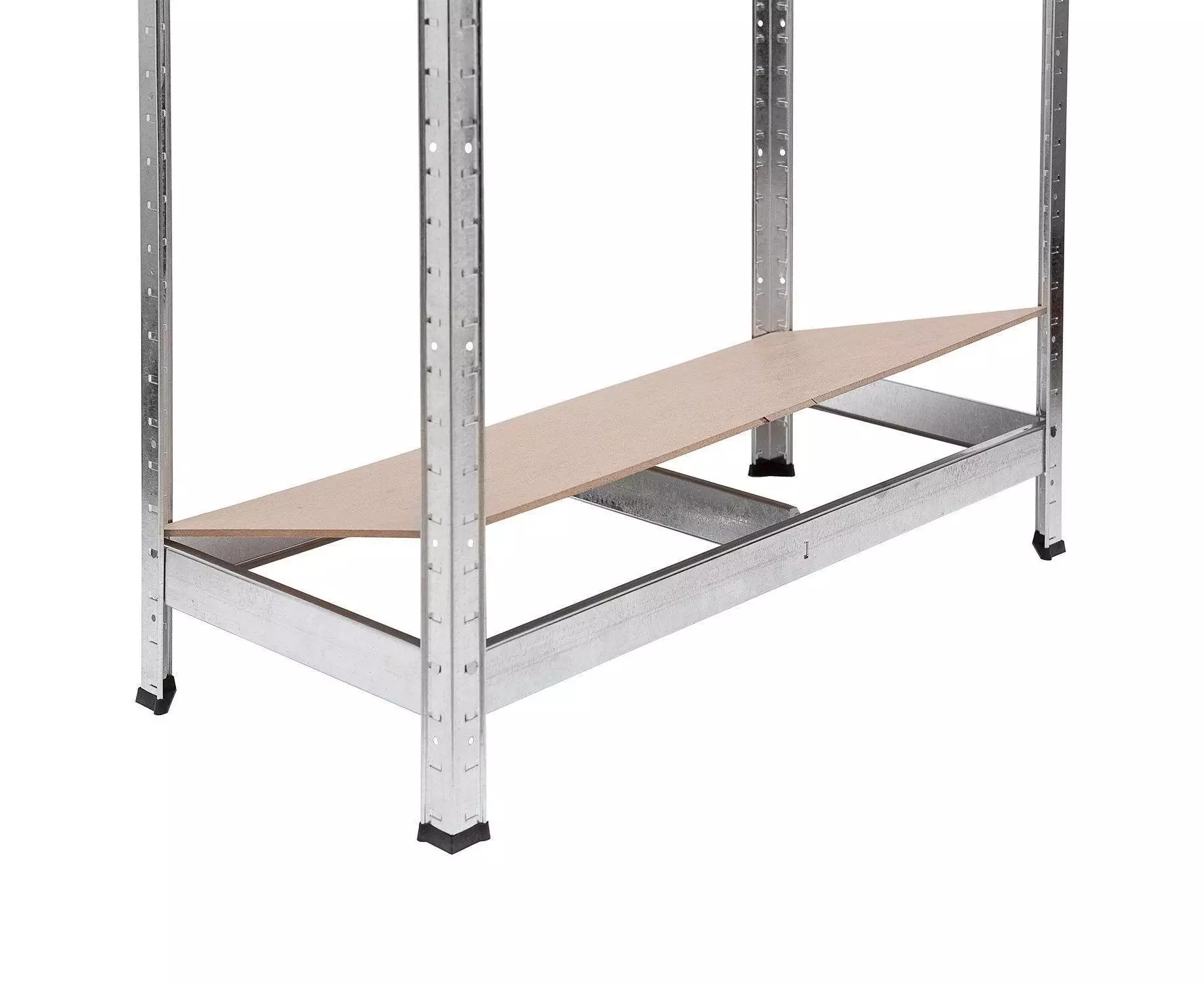 Raft metalic de depozitare Nex Budget 1800x600x400 mm – 5 rafturi MDF pentru organizare eficientă [2]