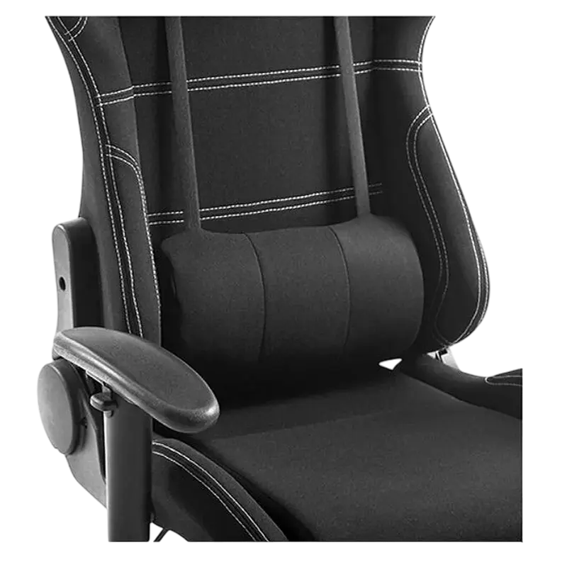 Scaun Gaming Lumi CH06-14, Textil, Negru [1]
