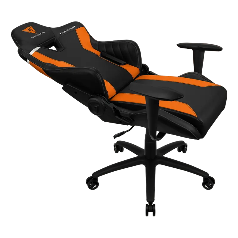 Scaun Gaming ThunderX3 TC3, PU Piele, Negru/Portocaliu [2]