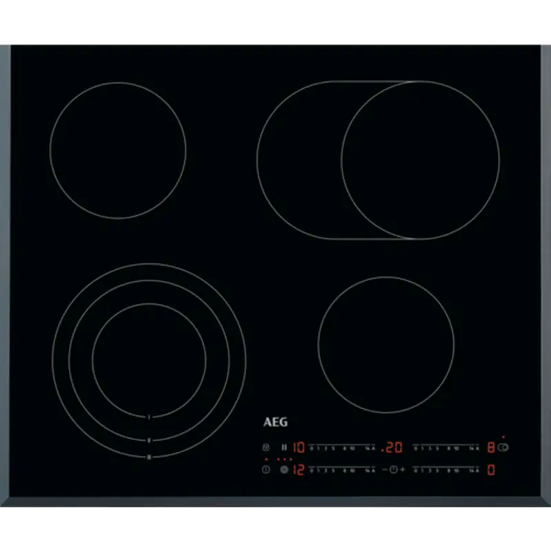 Газовые плиты - Индукционная Варочная Панель Whirlpool WS QS460 NE, Черная Стеклокерамика с Функцией Объединения Зон (FlexiSide)