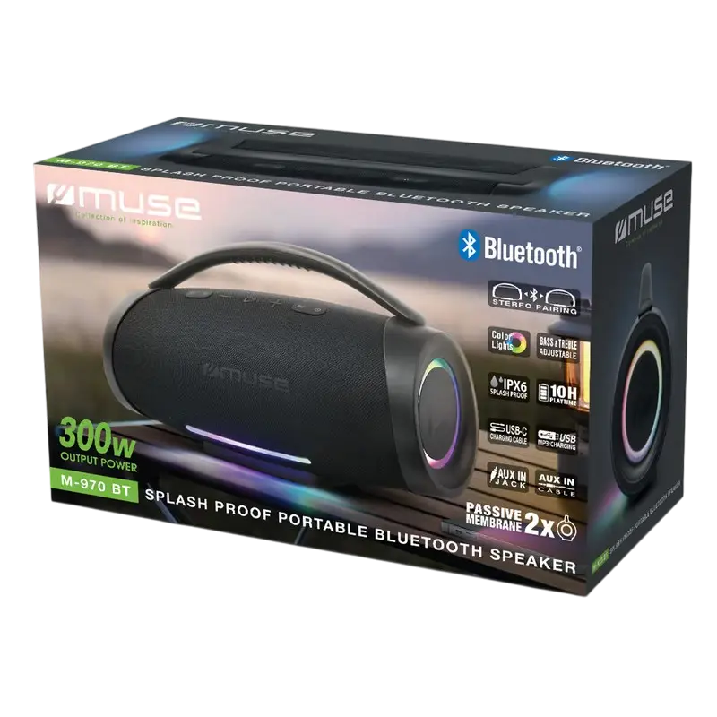 Портативная акустическая система MUSE M970 BT [2]