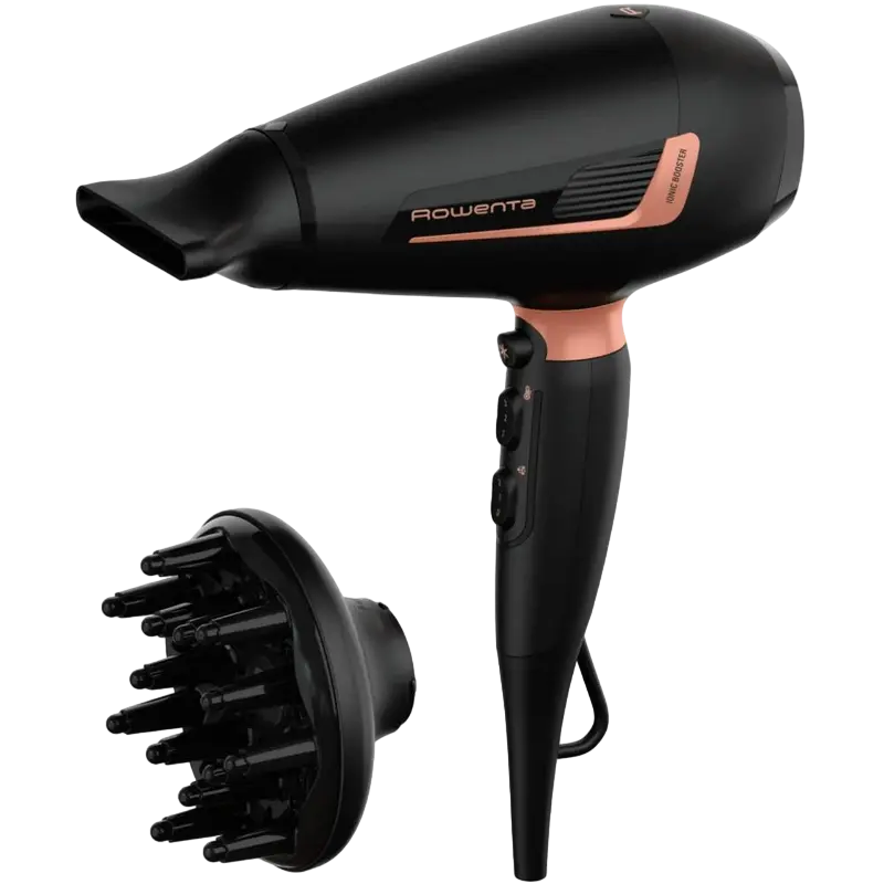 Electrocasnice - Uscător de păr Rowenta Pro Expert CV8830F0, 2200 W, Negru