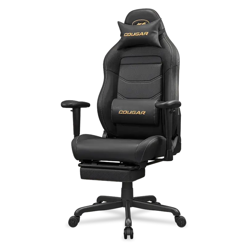 Scaun Gaming Cougar Explore Neo, PVC Piele, Negru | Auriu [2]
