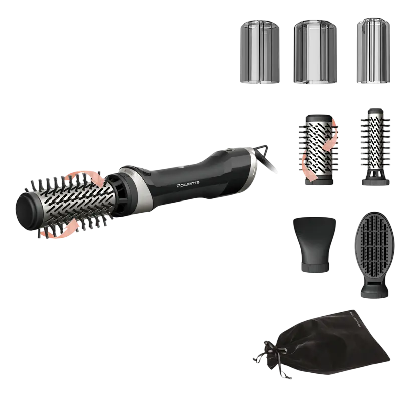 Uscător de păr-perie Rowenta UB9540F0, 1000W, Negru [3]