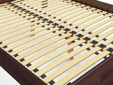 Pat din lemn KLEN Venetia 180 x 200 cm Wenge [1]