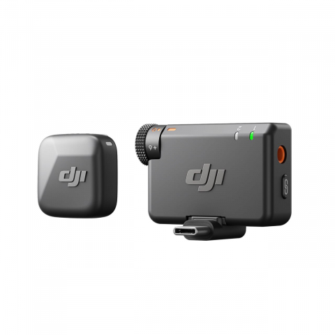 Accesorii GSM - DJI Mic Mini (1 TX + 1 RX) – microfon lavalier wireless compact, cu sunet profesional