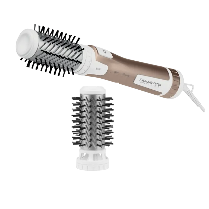 Фен-щетка Rowenta CF9520F0, 1000W, золотой | белый [3]