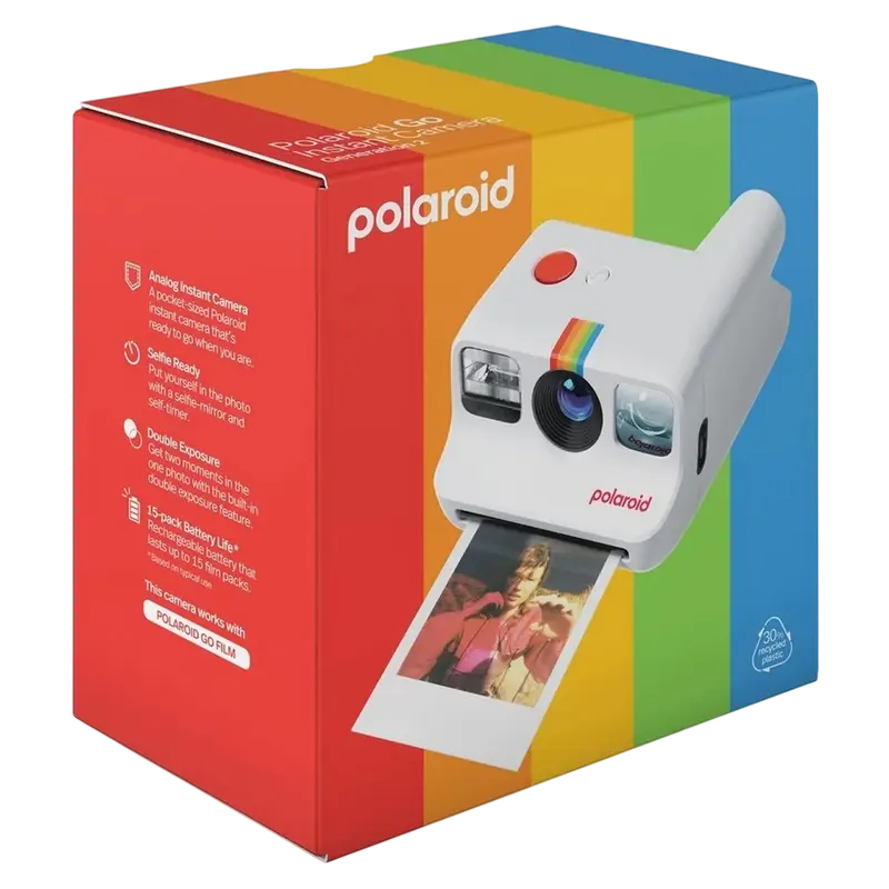 Polaroid Go Поколение 2 - Ультракомпактная Моментальная Камера (Белый) [2]