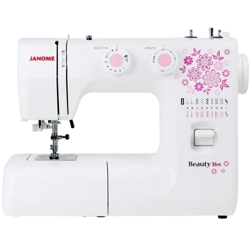 Masini de cusut - Mașină de cusut JANOME Beauty 16s, Alb