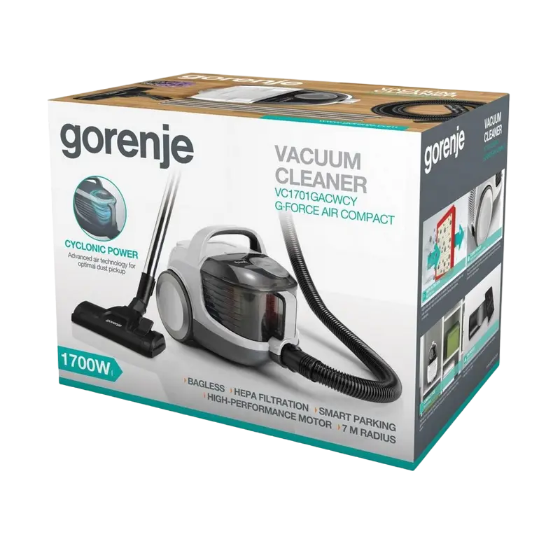 Aspirator Gorenje VC1701GACWCY, Alb [2]