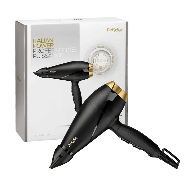 Uscător de păr BaByliss Power Pro 6704E, 2000 W, Negru [3]