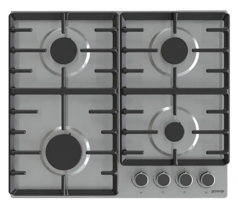 Газовые плиты - ВСТРАИВАЕМАЯ ГАЗОВАЯ ВАРОЧНАЯ ПАНЕЛЬ GORENJE G 642 ABX, КЛАССИЧЕСКИЙ ИНОКС (СЛОНОВАЯ КОСТЬ)