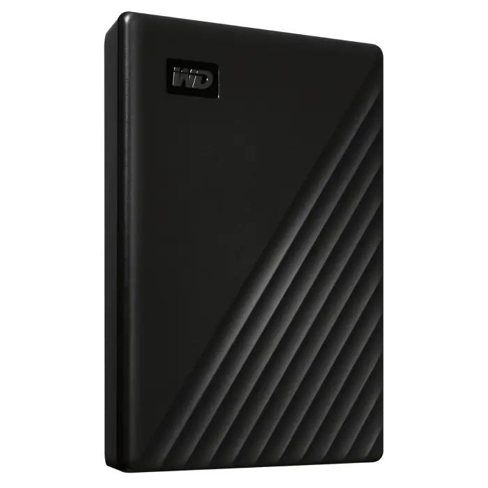 Электроника - Внешний портативный HDD Western Digital WD My Passport, 2 ТБ, Черный (WDBYVG0020BBK-WESN)
