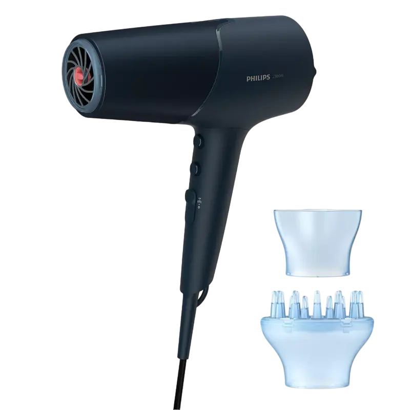 Electrocasnice - Uscător de păr Philips BHD512/00, 2300 W, Negru