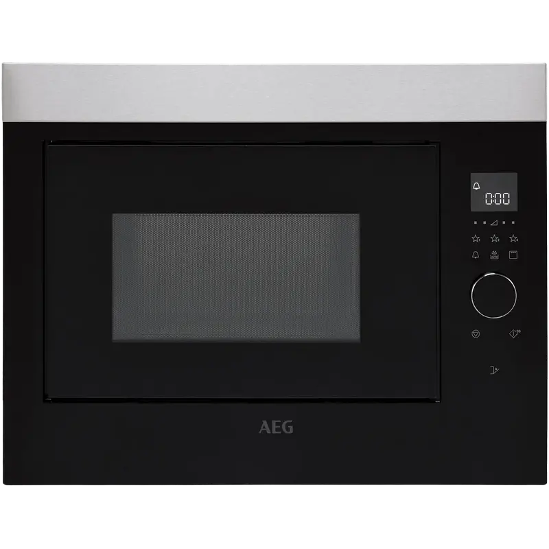 Крупная бытовая техника - Поскольку с микроволновой печью AEG MBE2658DEM, Нержавеющая сталь